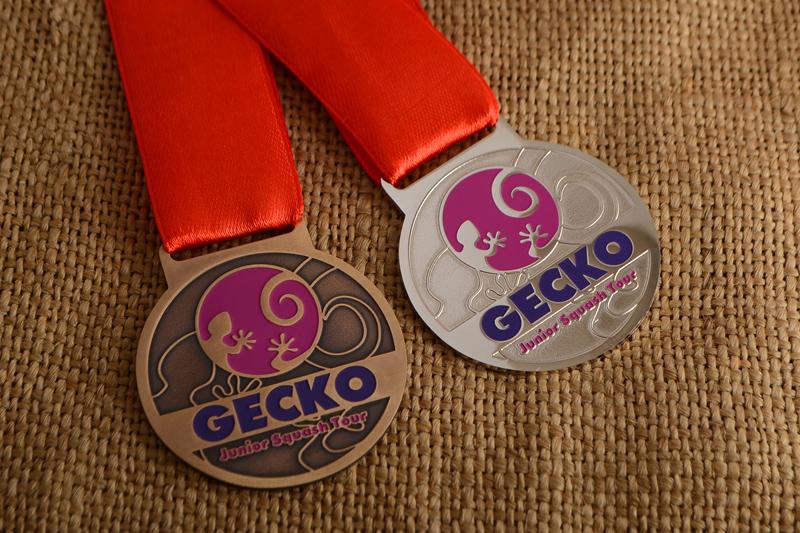 Медалі GECKO squash 